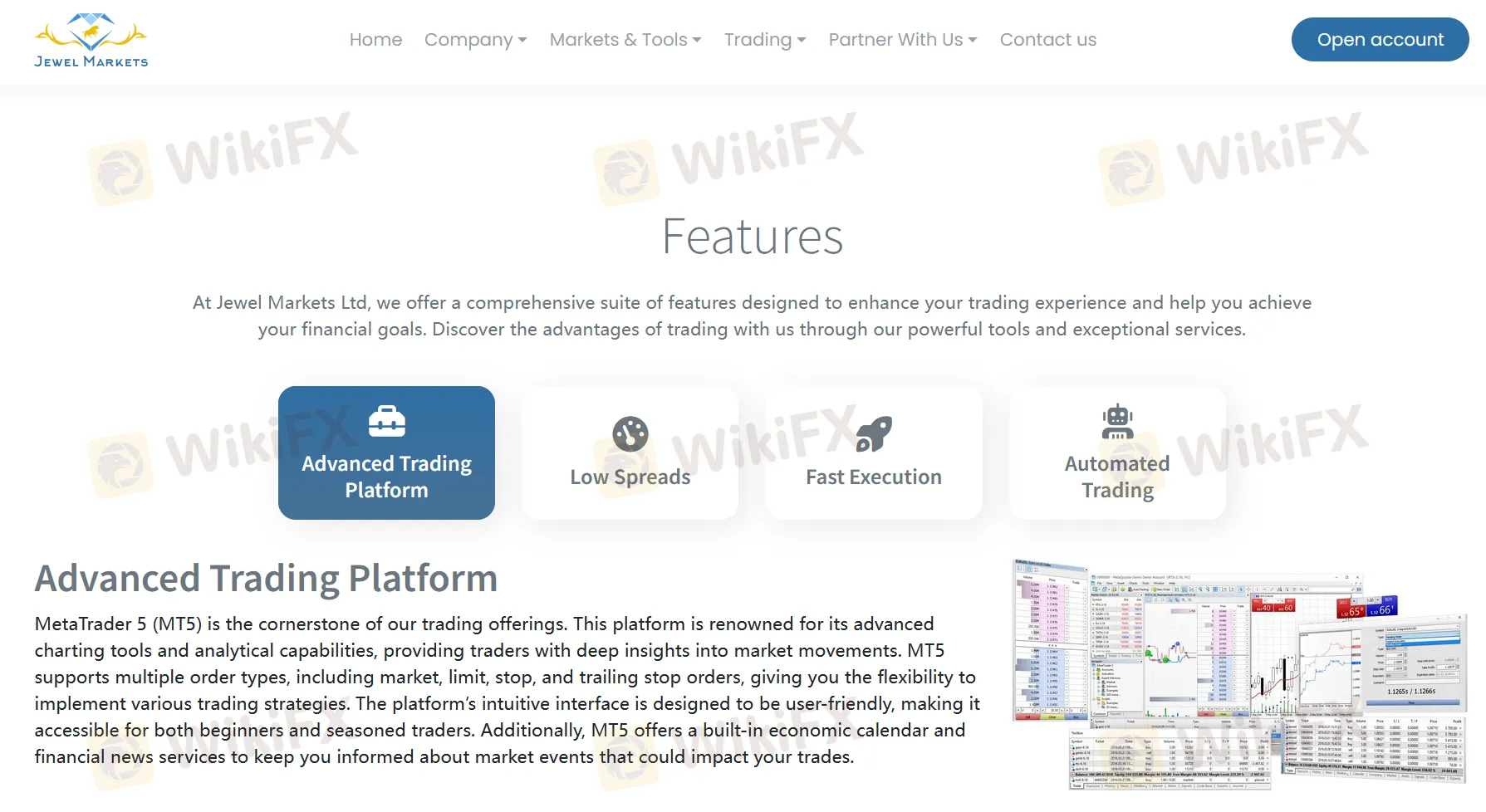 Jewel Markets platform