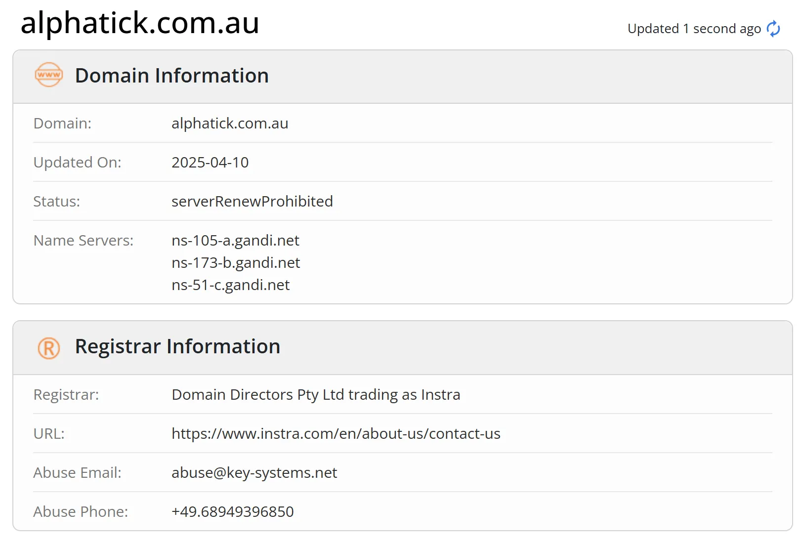 ALPHATICK domain