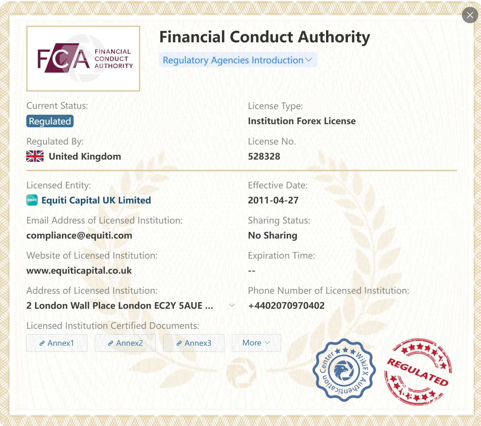 Equiti Capital license Equiti Capital license