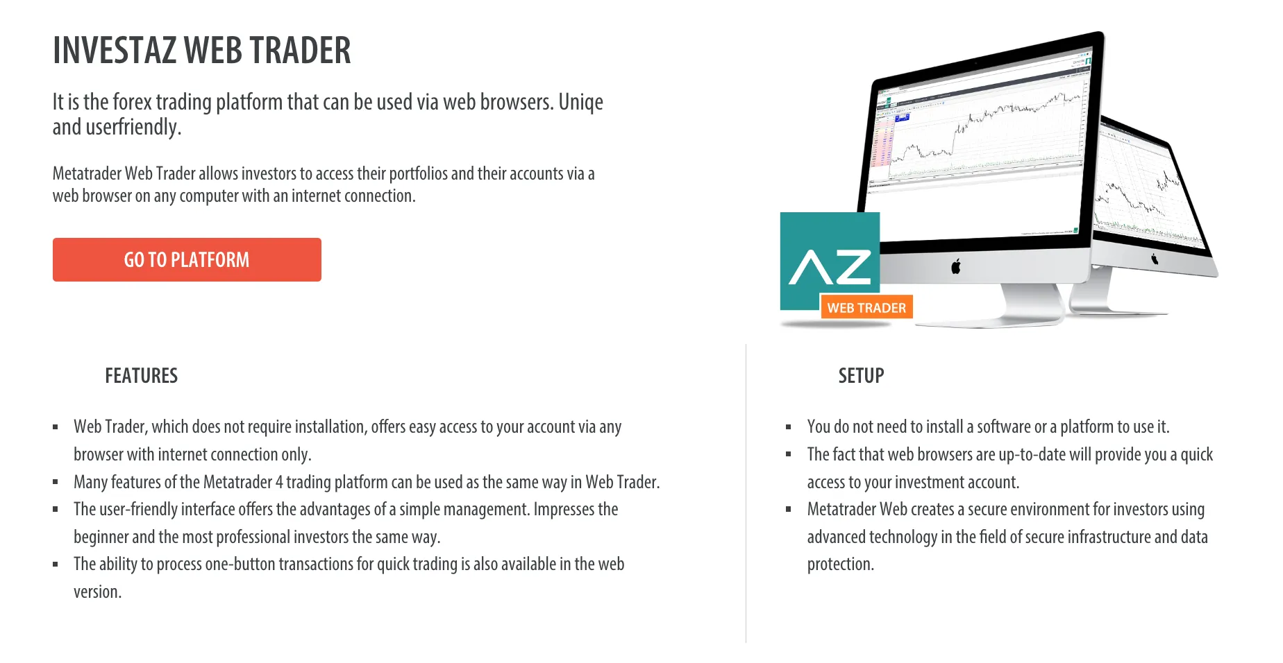 InvestAZ platform 2 InvestAZ platform 2