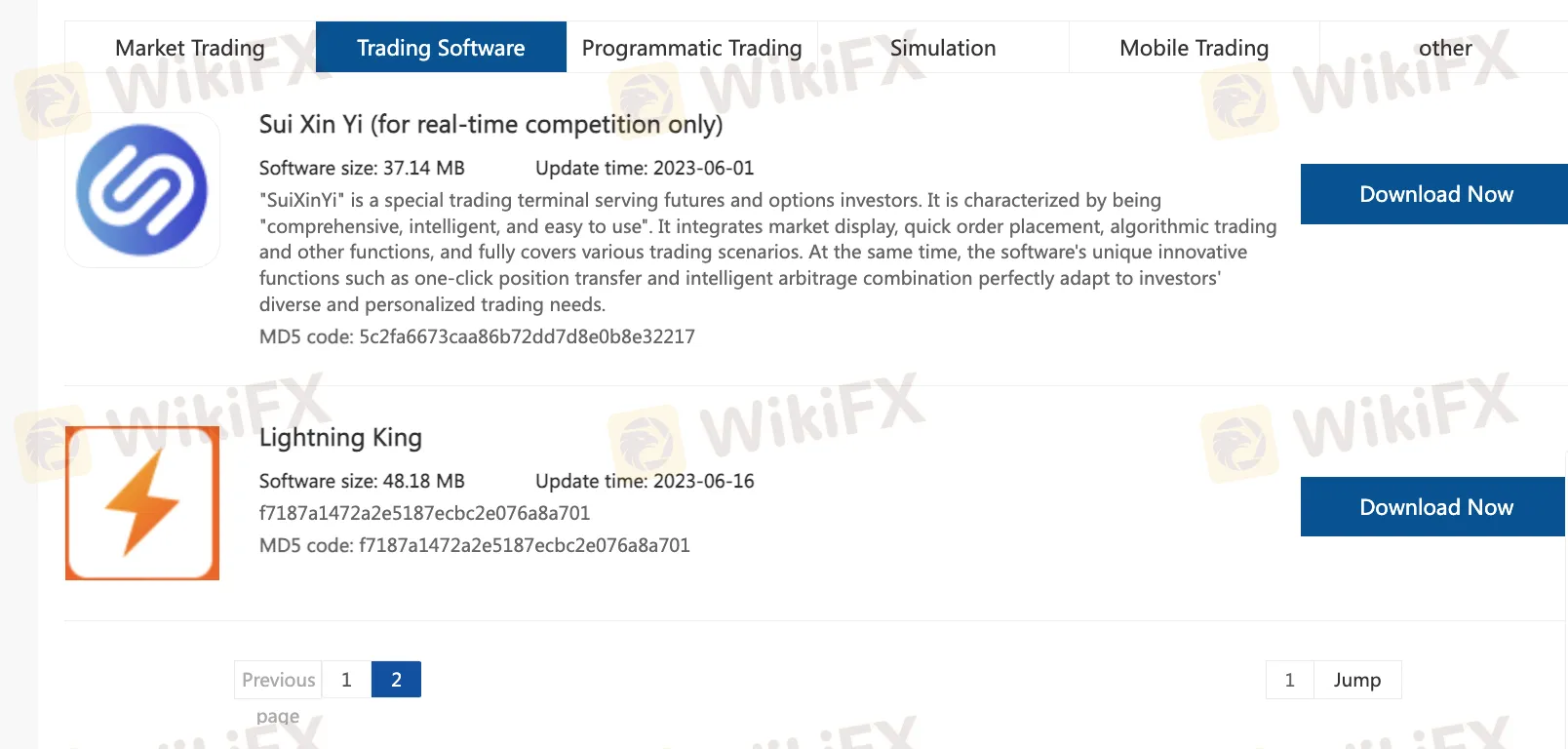 Trading Platform 2