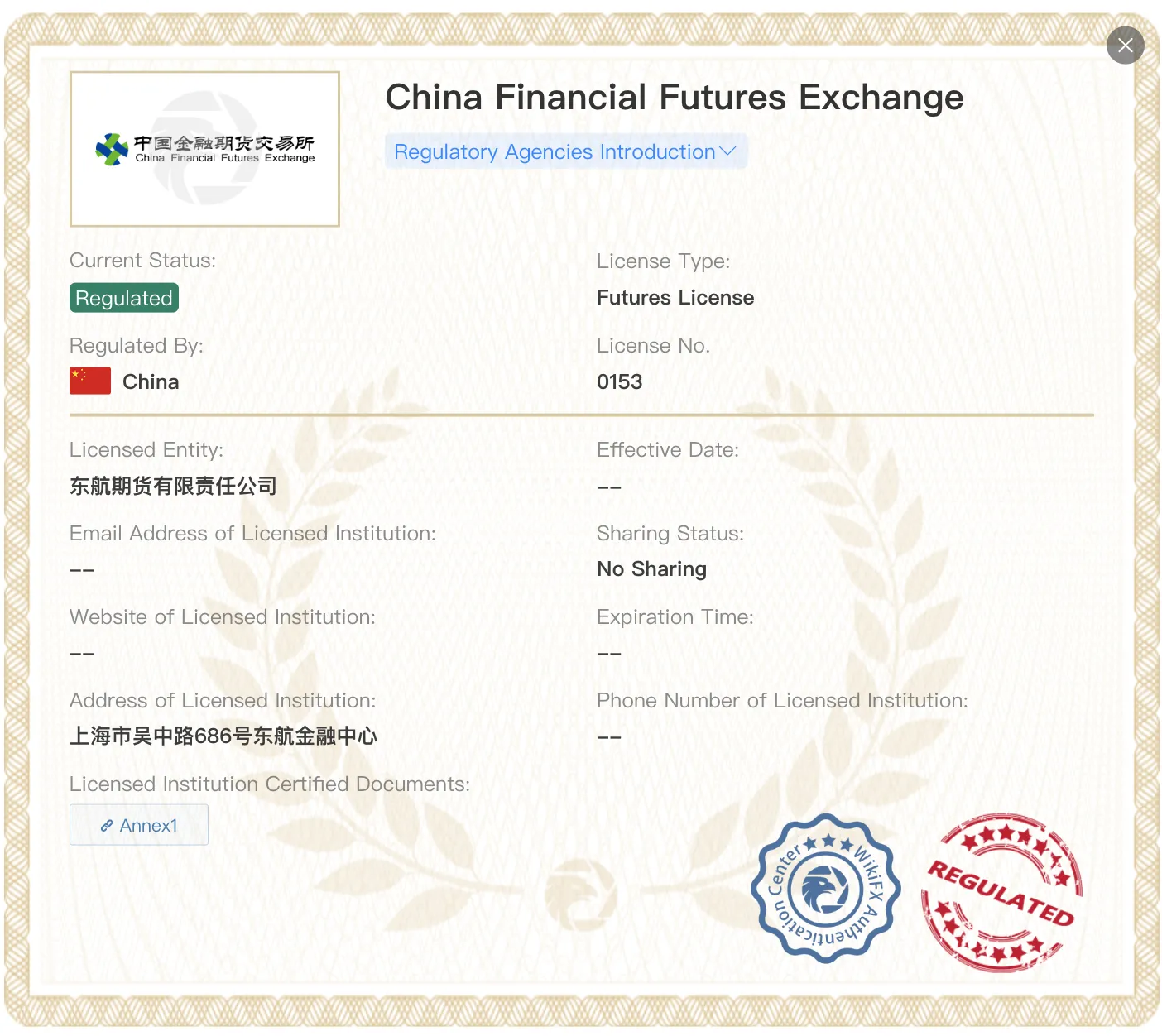Ces Futures license Ces Futures license