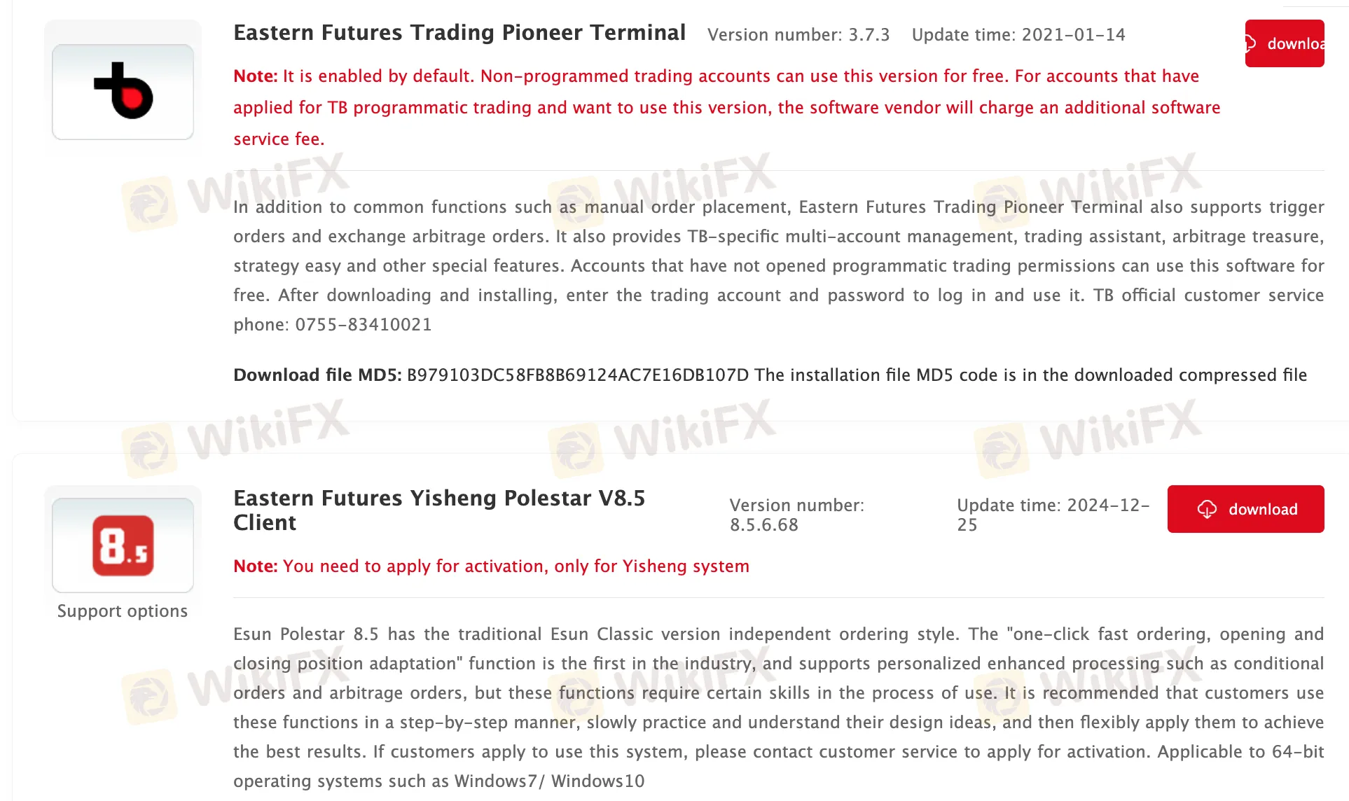 Plataforma de trading 5