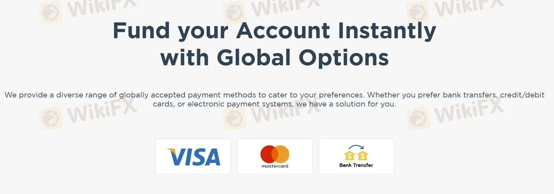 Deposit and Withdrawal