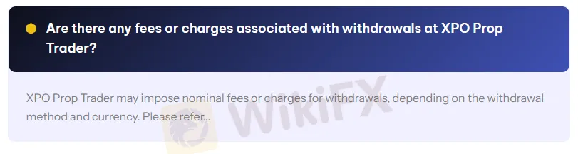 Deposit and Withdrawal