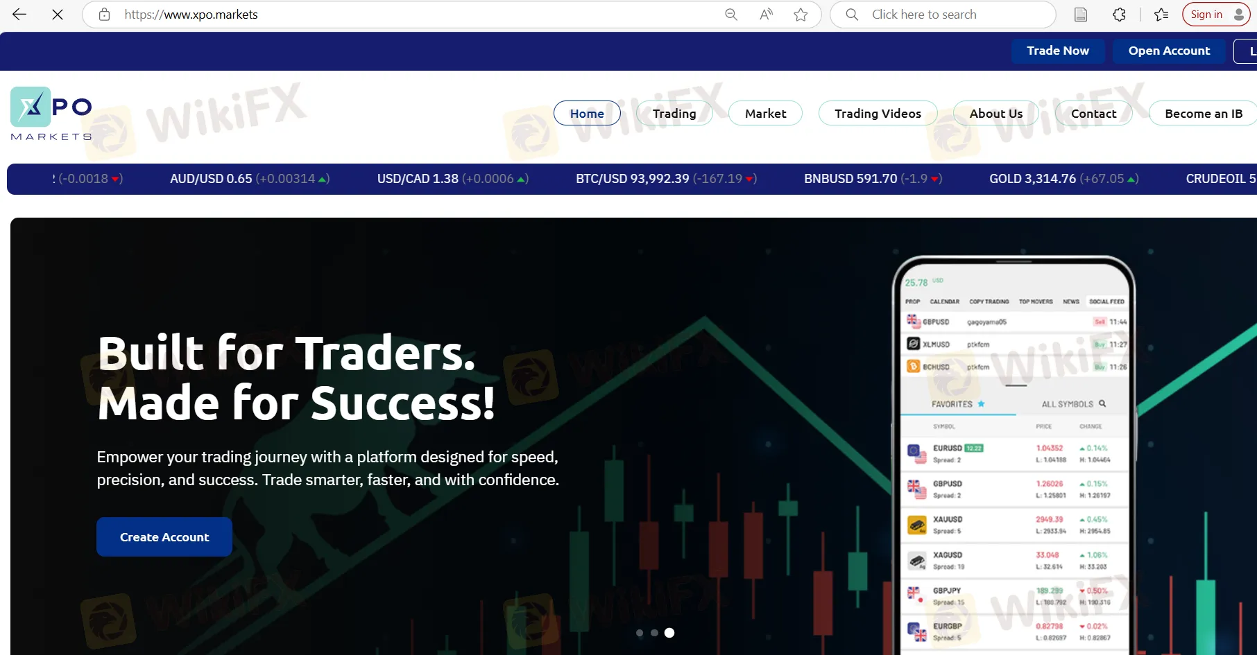 XPO Markets 情報 XPO Markets 情報