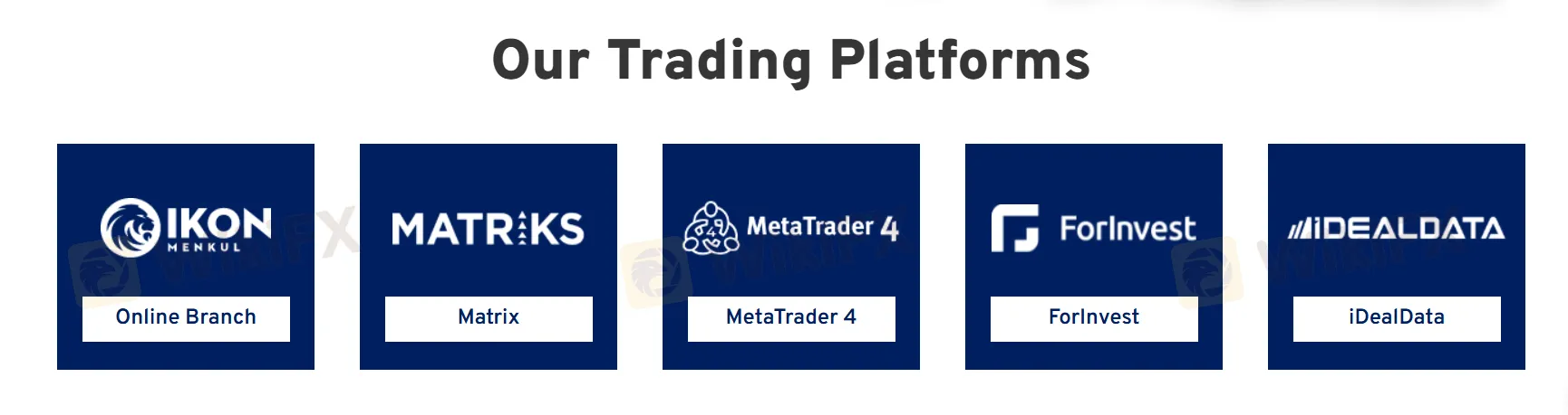Plateforme de trading