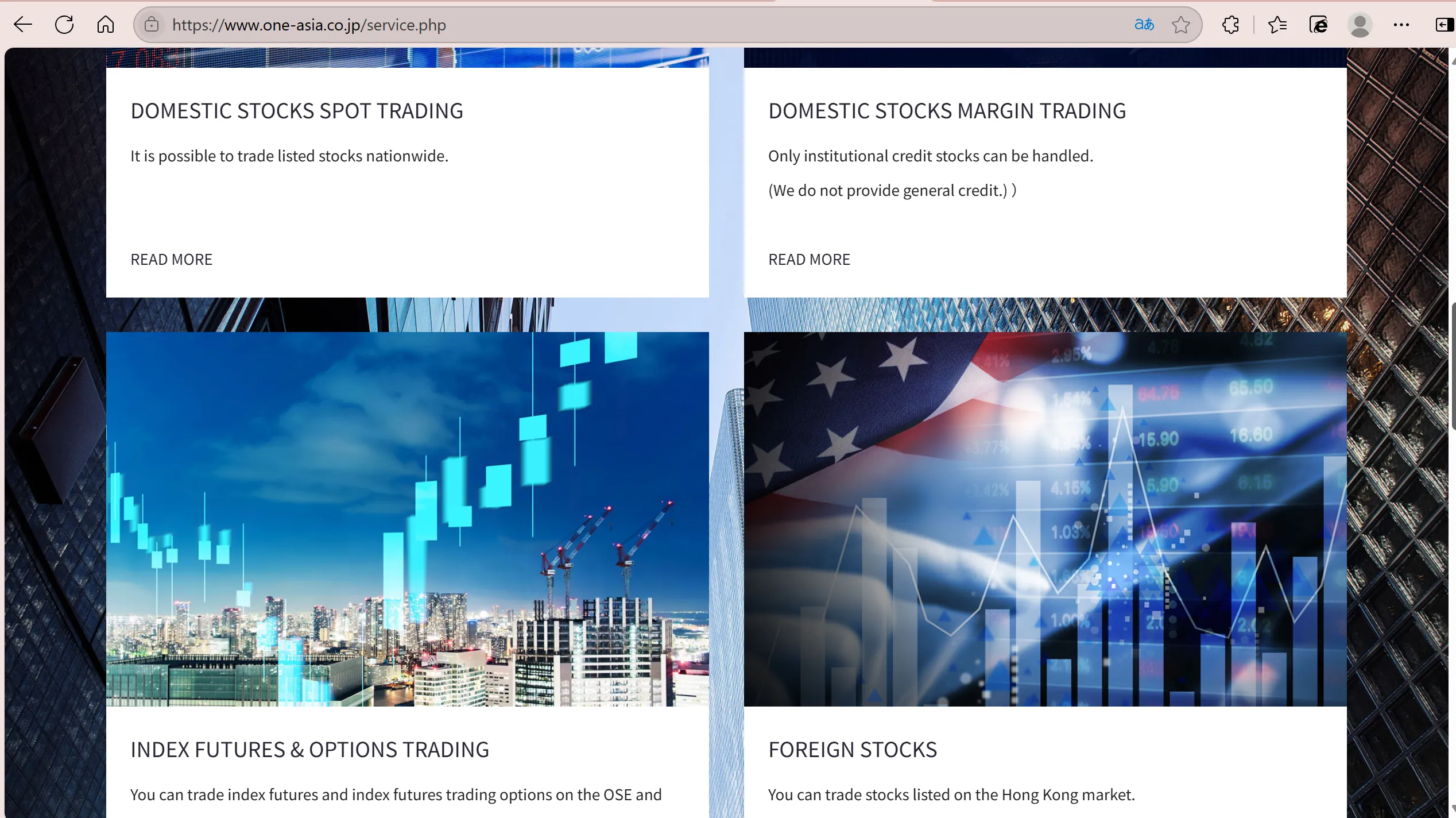 One Asia Securities products