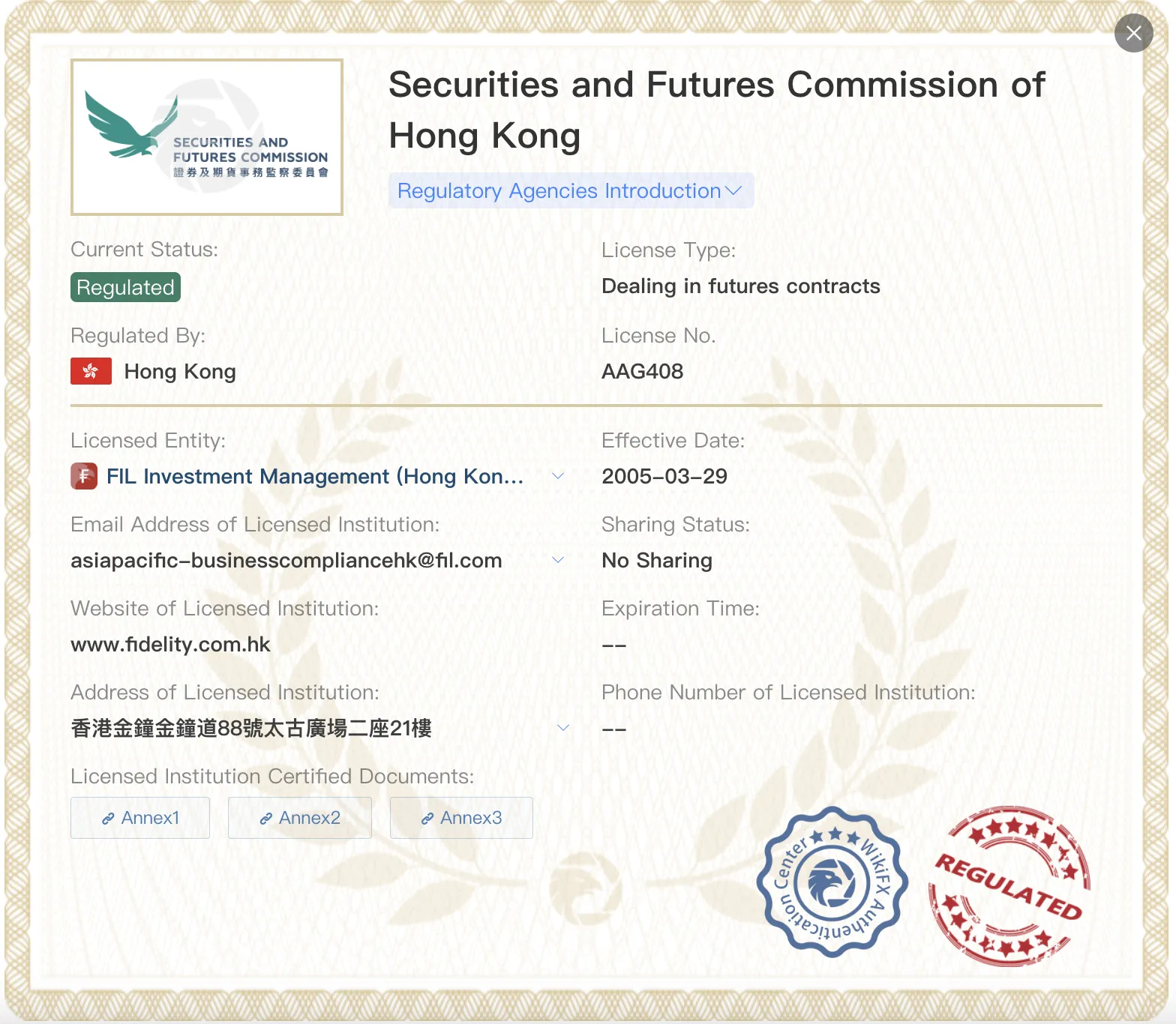 Licence Fidelity