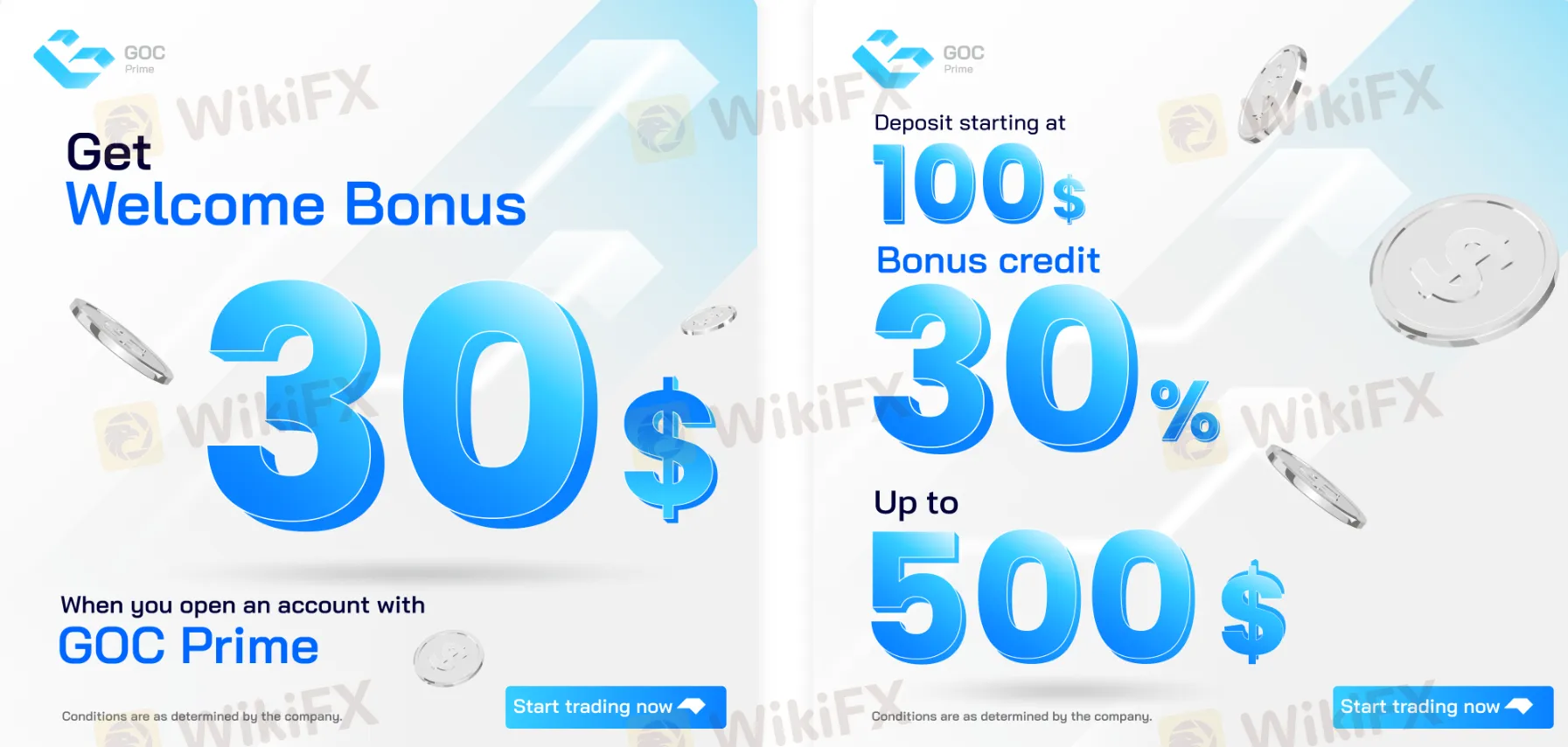 $30 welcome bonus