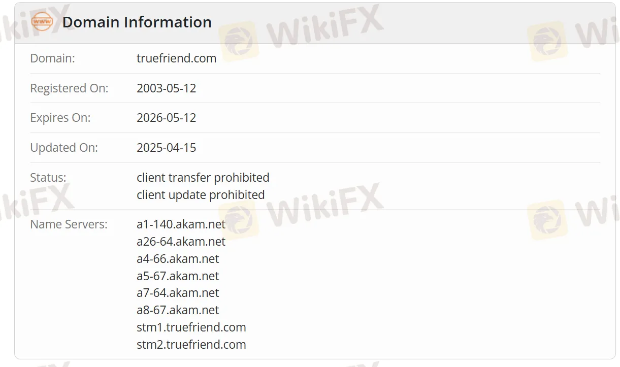 Impormasyon ng Domain