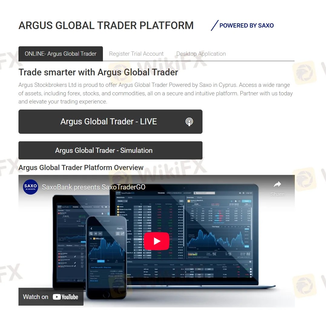 Argus Global Trader Argus Global Trader
