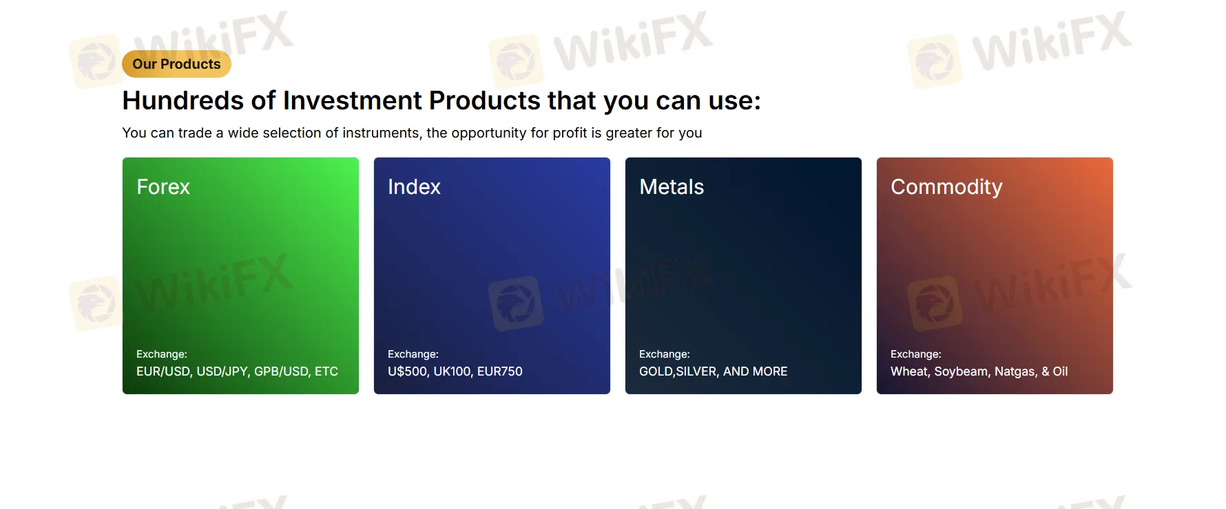 PT. MEGA MENARA MAS BERJANGKA에서 무엇을 거래할 수 있나요? PT. MEGA MENARA MAS BERJANGKA에서 무엇을 거래할 수 있나요?
