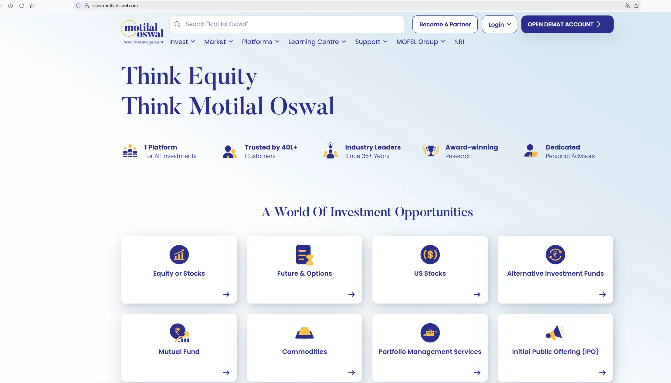 Motilal Oswal Information Motilal Oswal Information