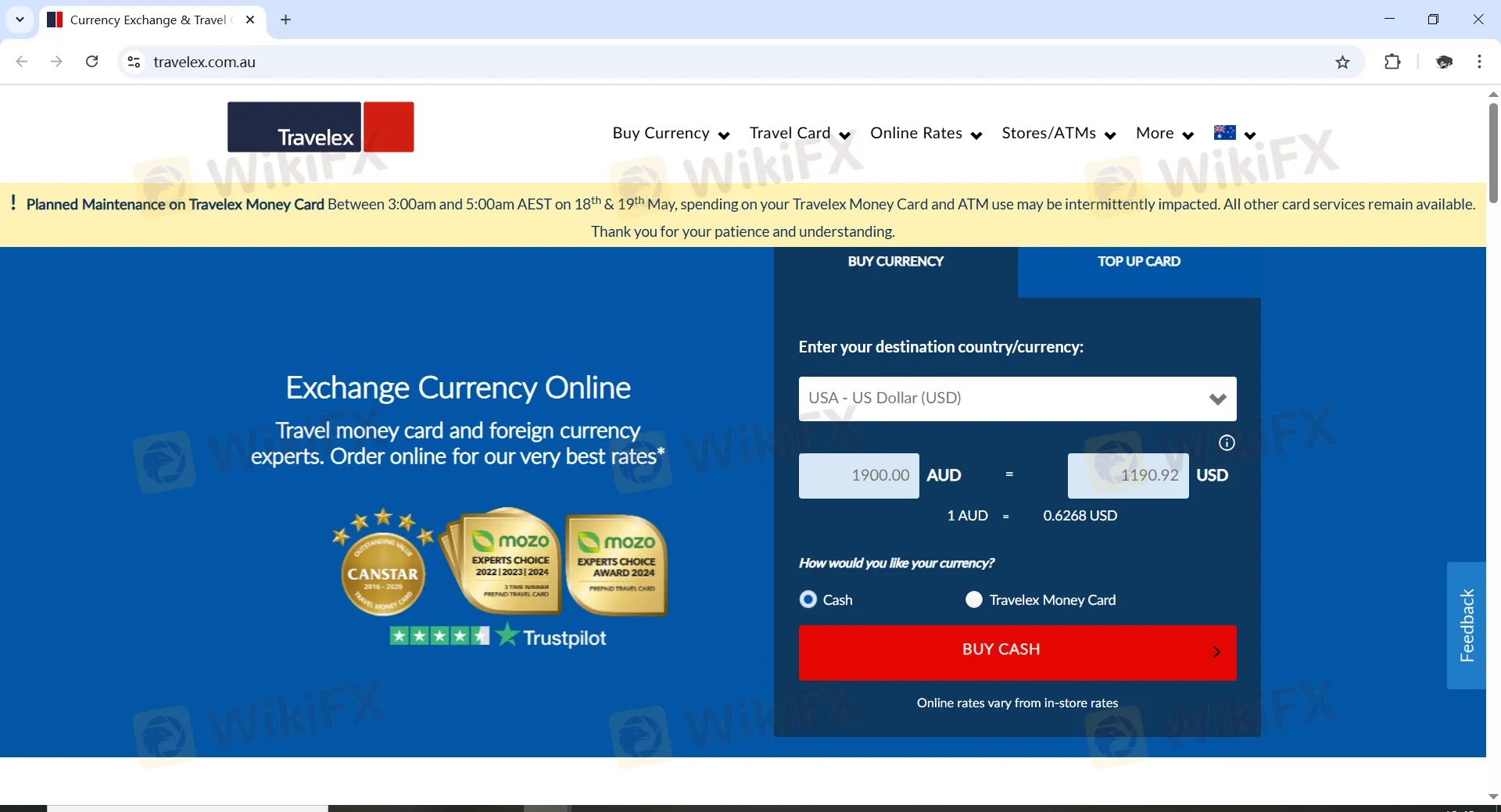 Travelex Information