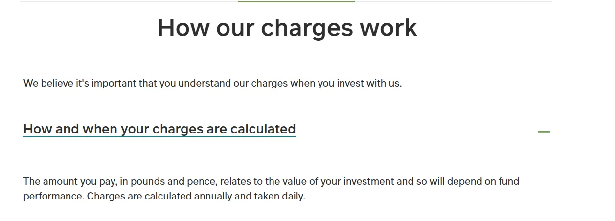 Taxas M&G