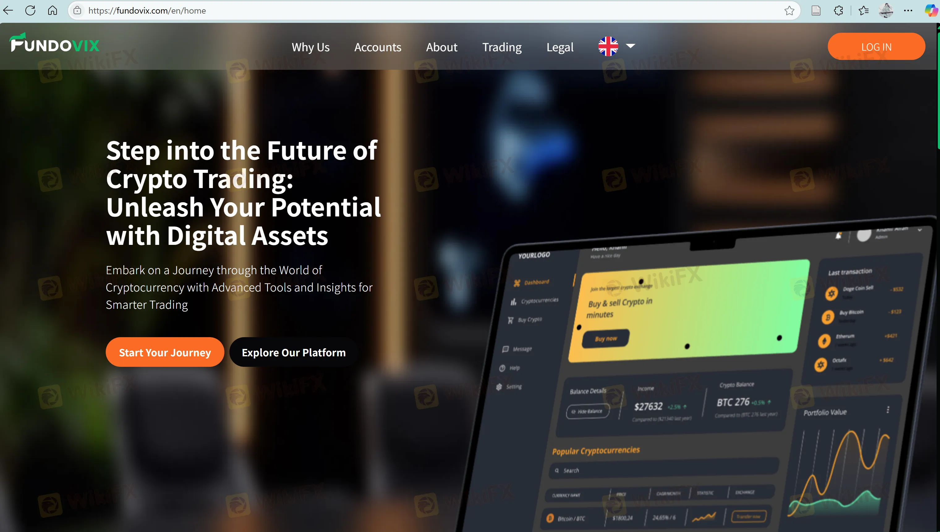 Fundovix's homepage