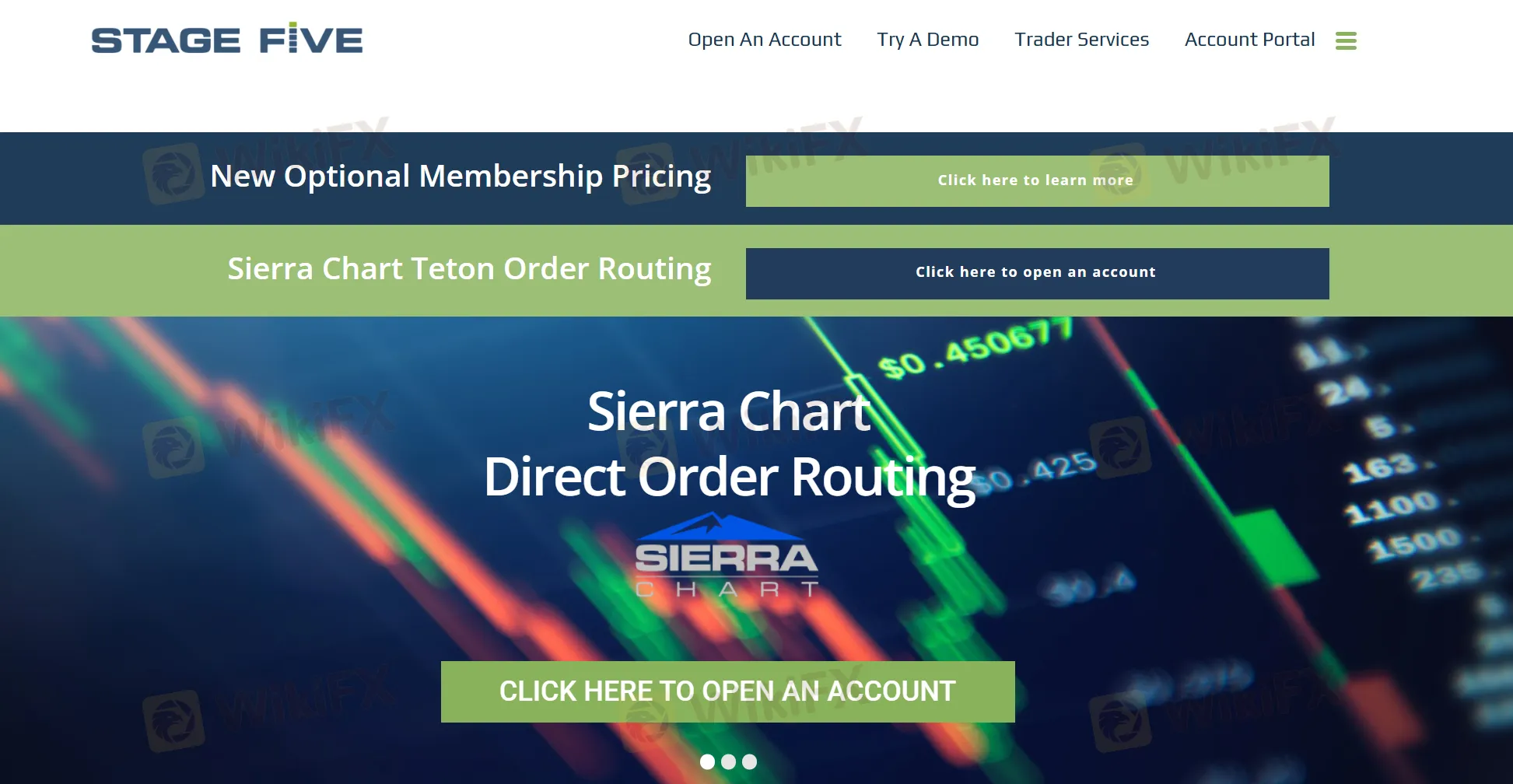 STAGE FIVE's homepage