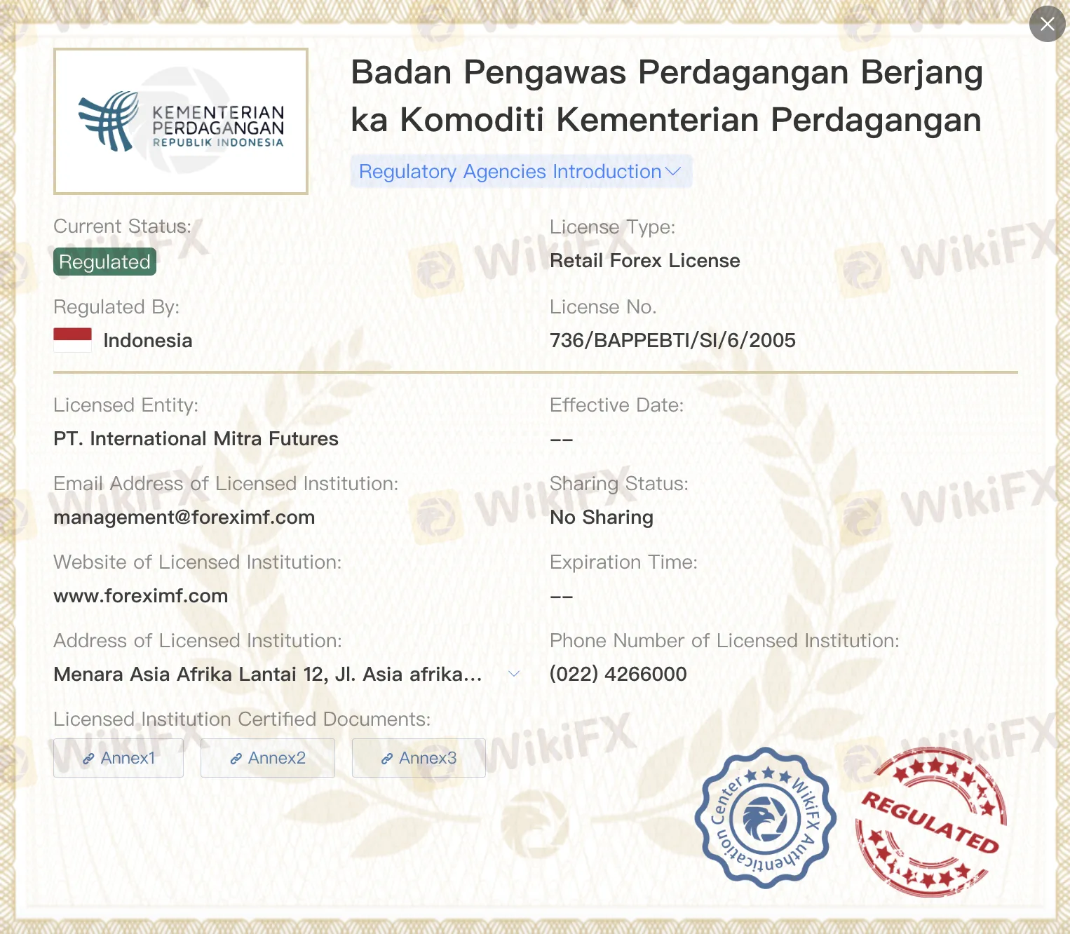 Regulated by BAPPEBTI