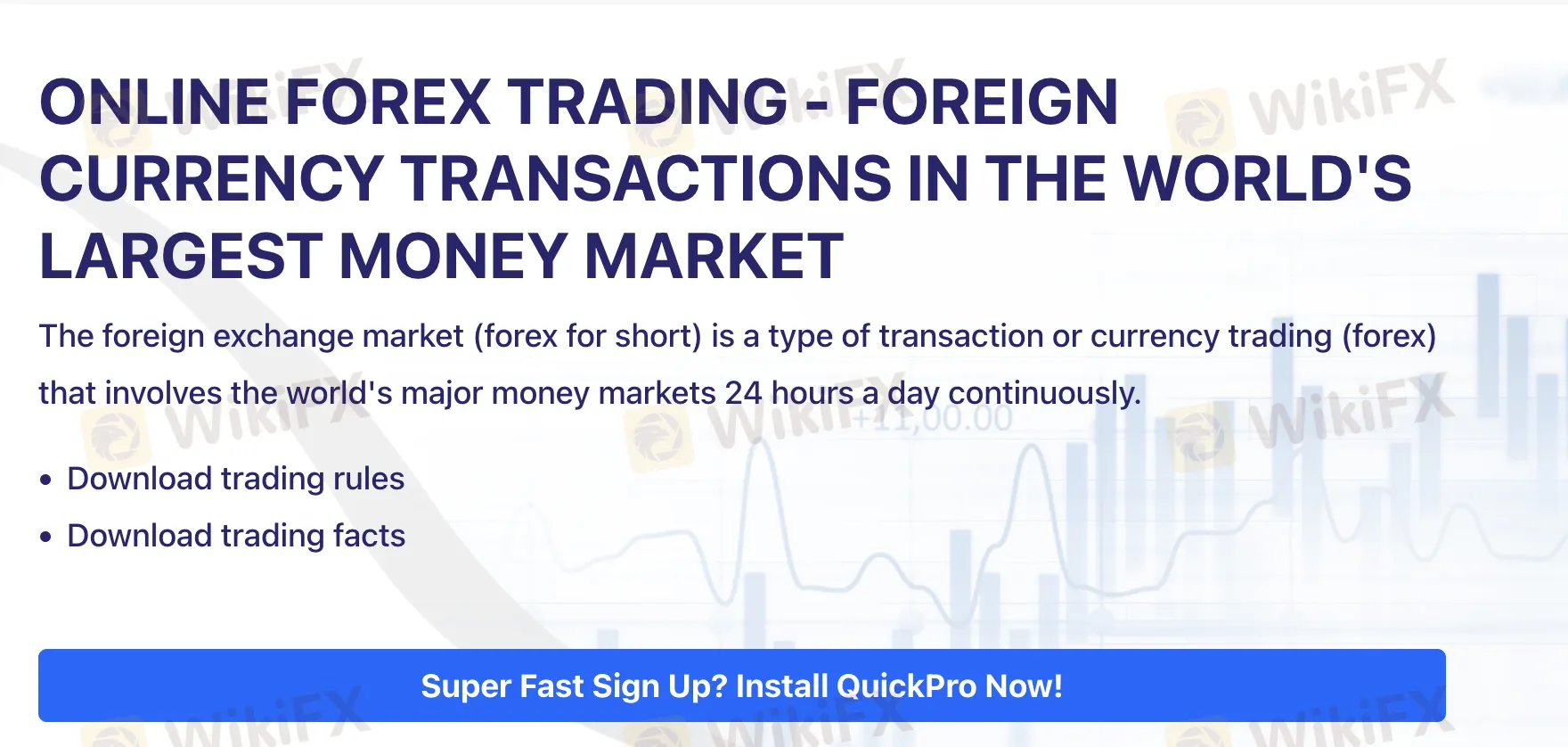What Can I Trade on FOREXimf?