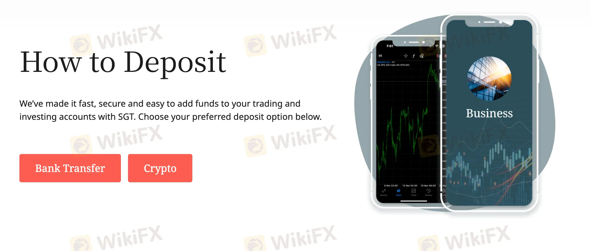 Deposit and Withdrawal