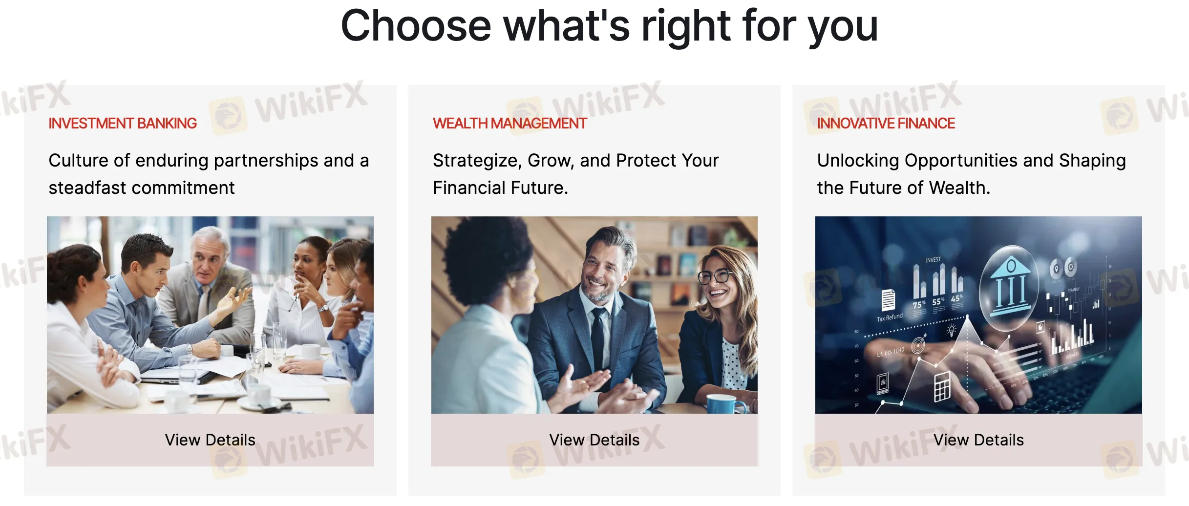 EC Investment Bank Services