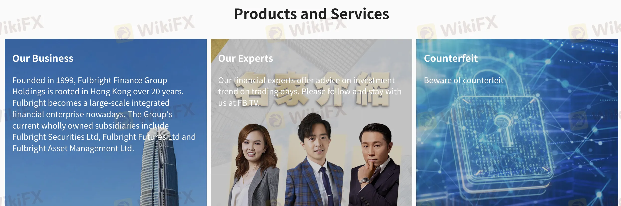 Bạn Có Thể Giao Dịch Gì trên Fulbright Financial Group?