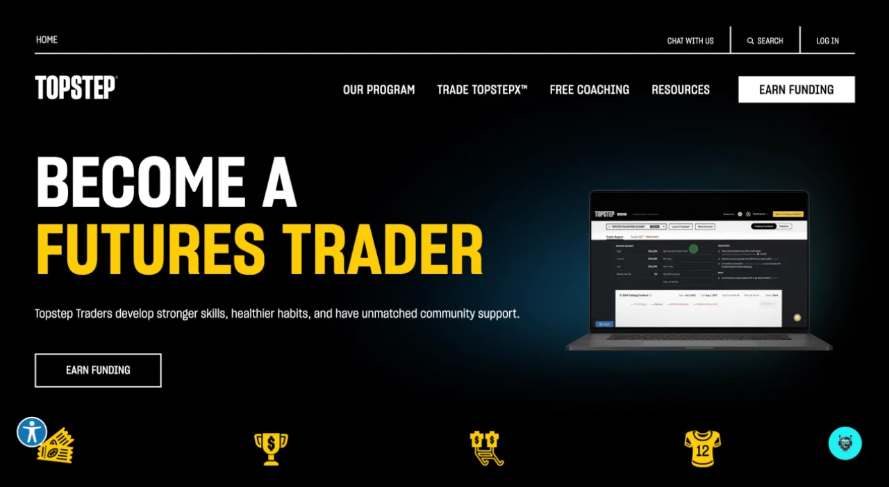 Topstep's homepage Topstep's homepage
