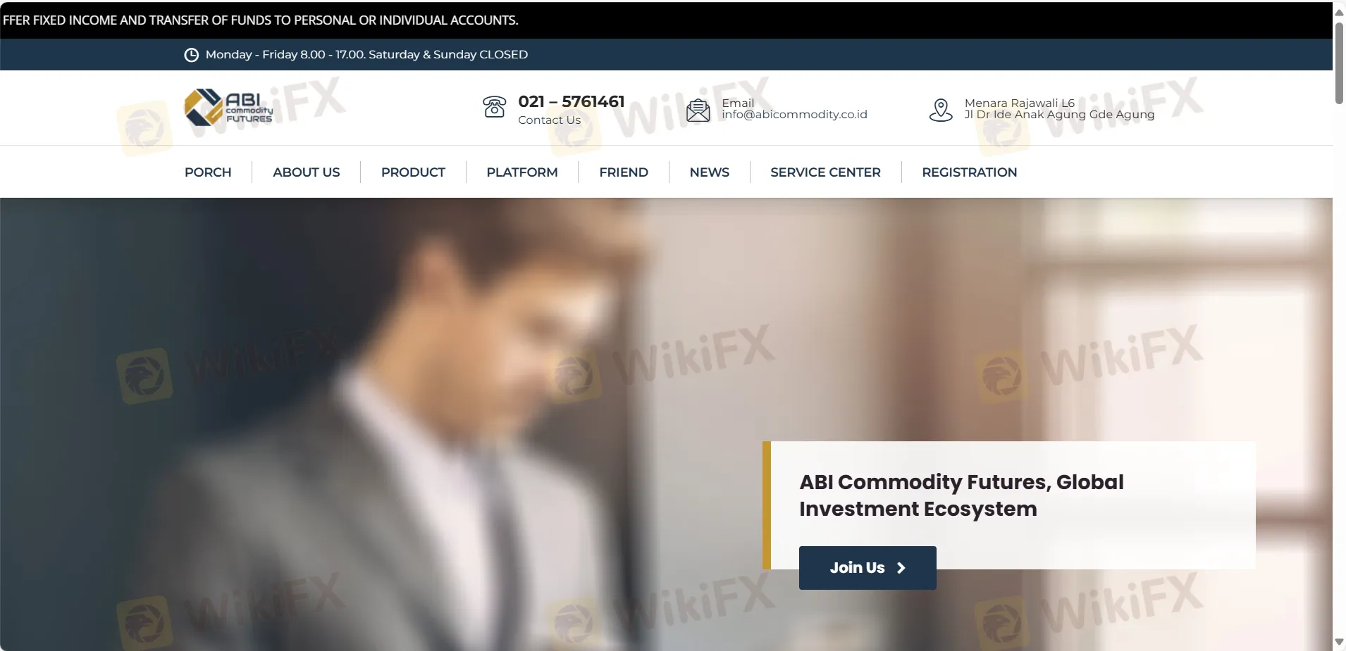 ABI Commodity Futures Information
