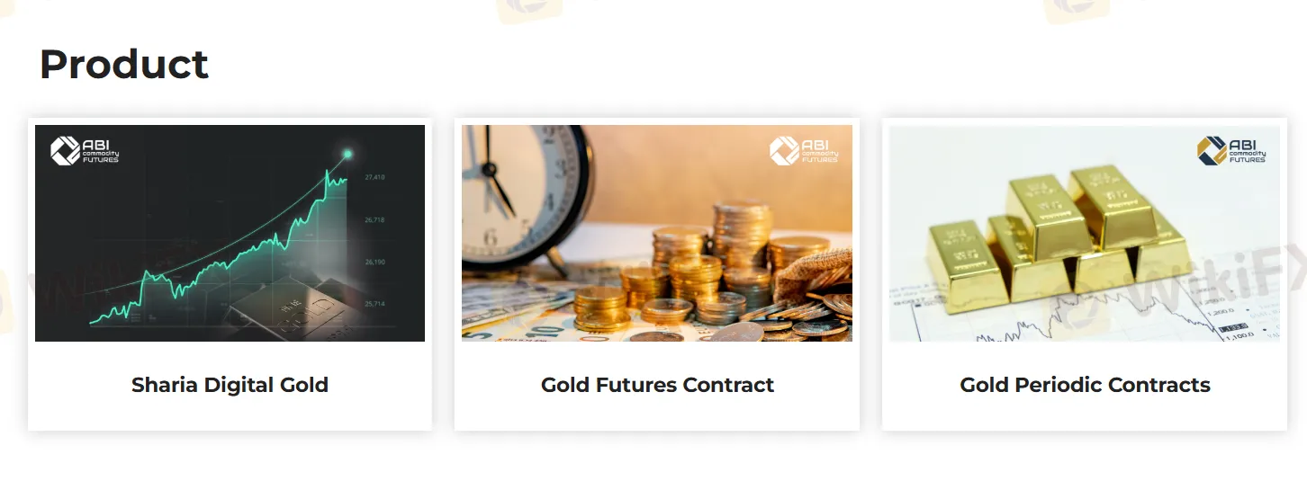 ABI Commodity Futures mga produkto