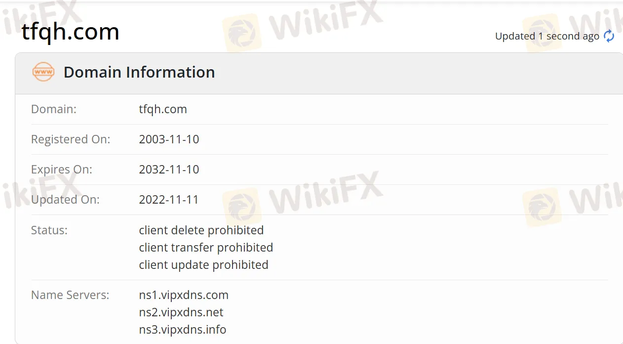 TIANFU FUTURES domain
