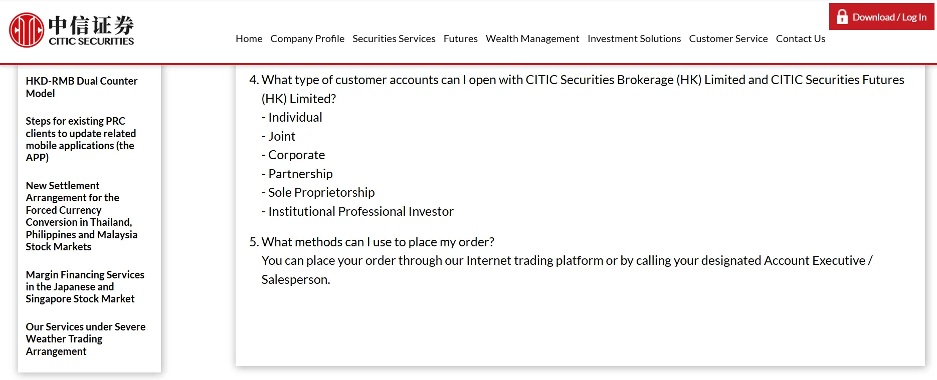 Account Type Account Type