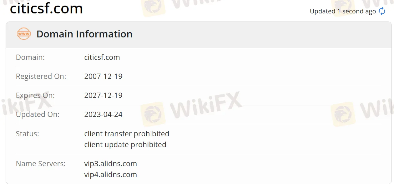 CITIC Futures domain