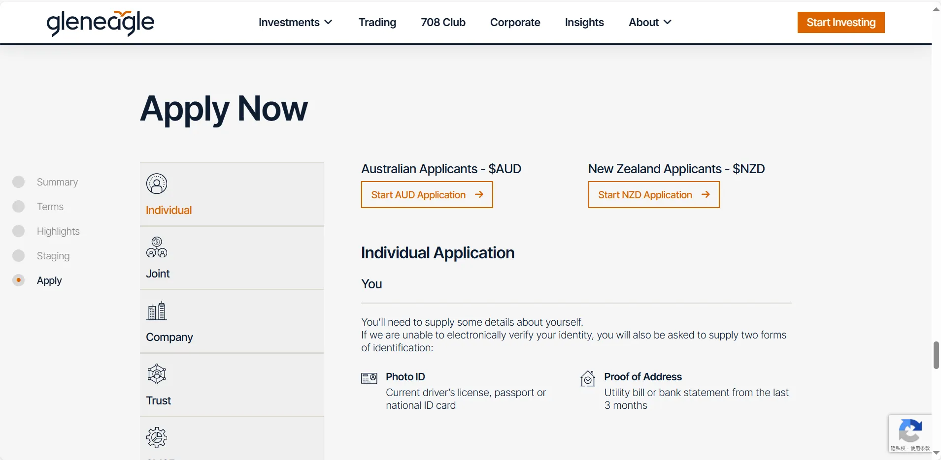 Trading Platform