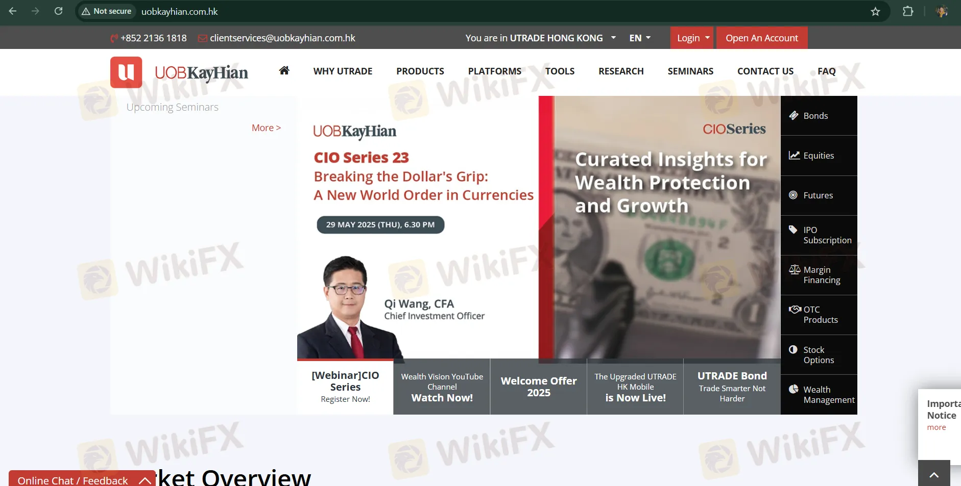 UTRADE Impormasyon