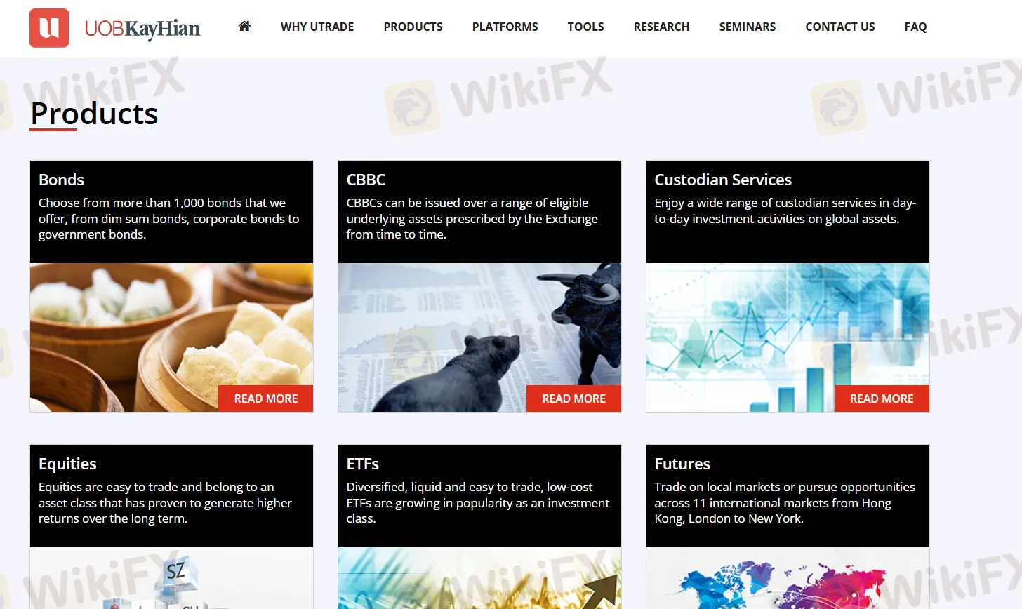 UTRADE products