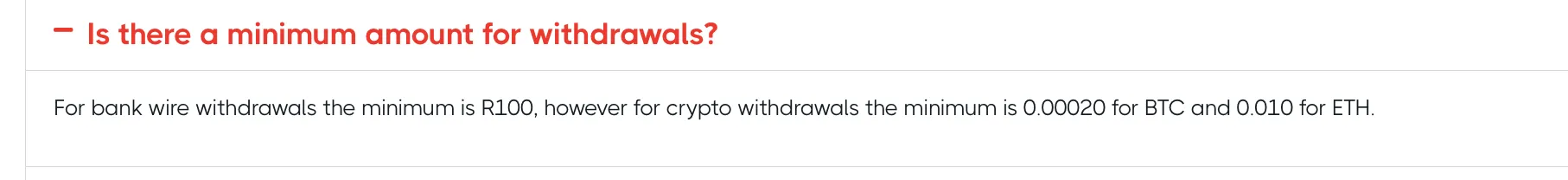Deposit and Withdrawal Deposit and Withdrawal