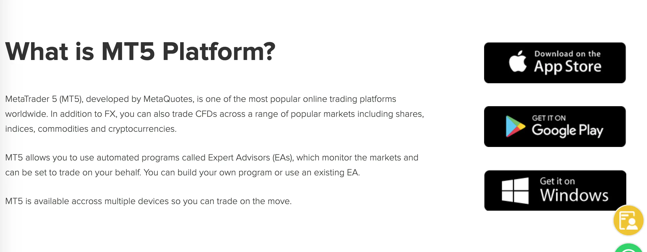 Plateforme de trading Plateforme de trading