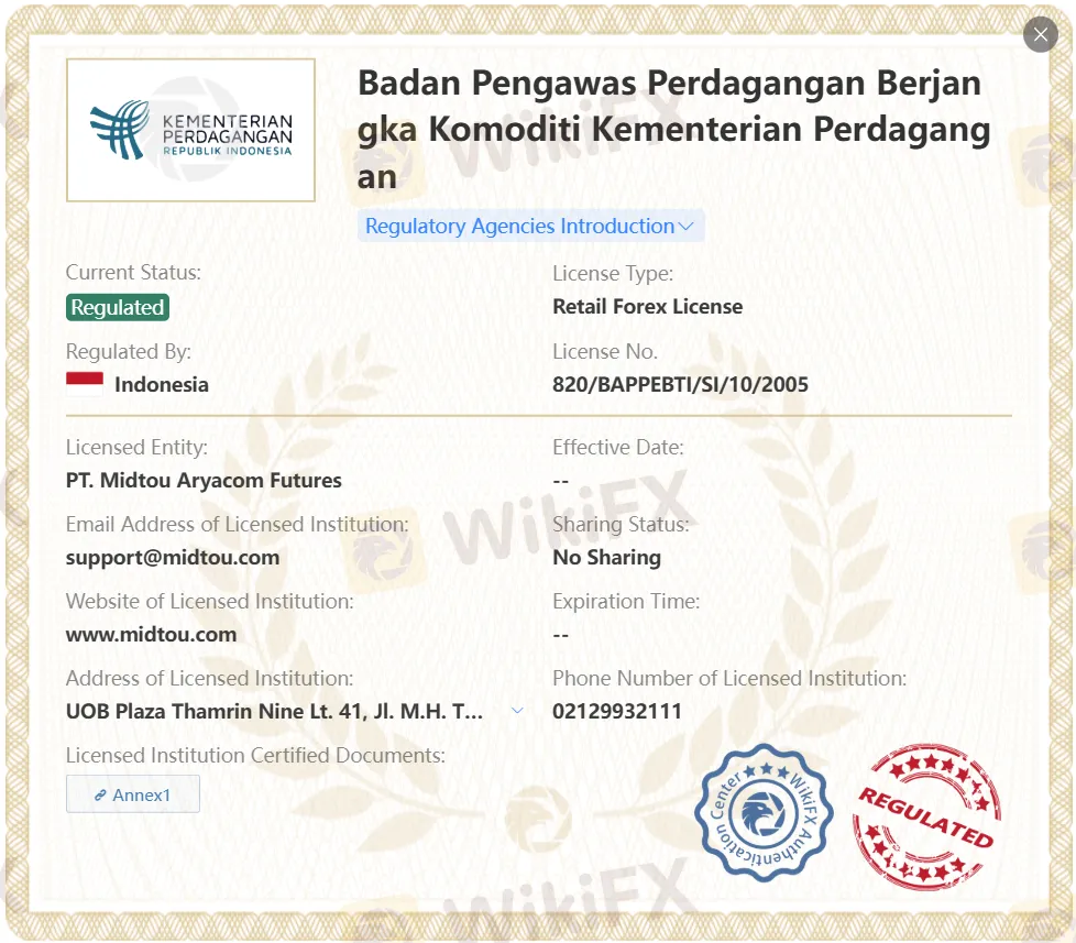 Midtou Aryacom license