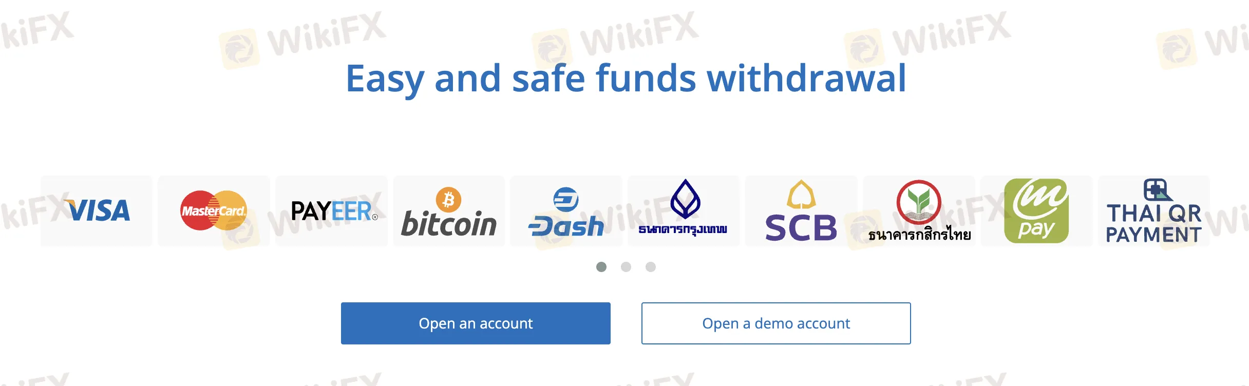 Deposit and Withdrawal