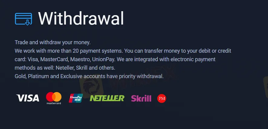 Deposito at Pag-Wiwithdraw