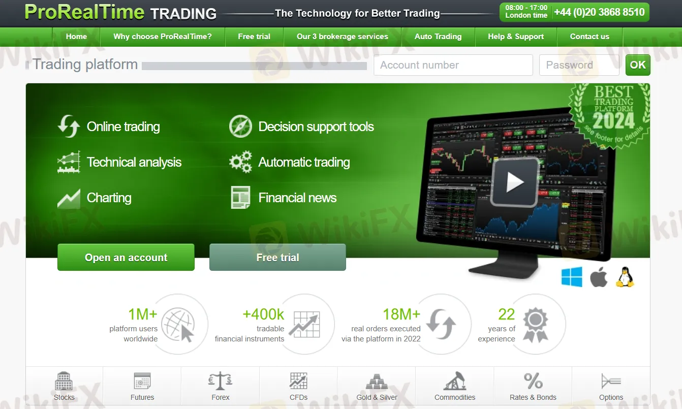 ProRealTime Trading 資訊 ProRealTime Trading 資訊