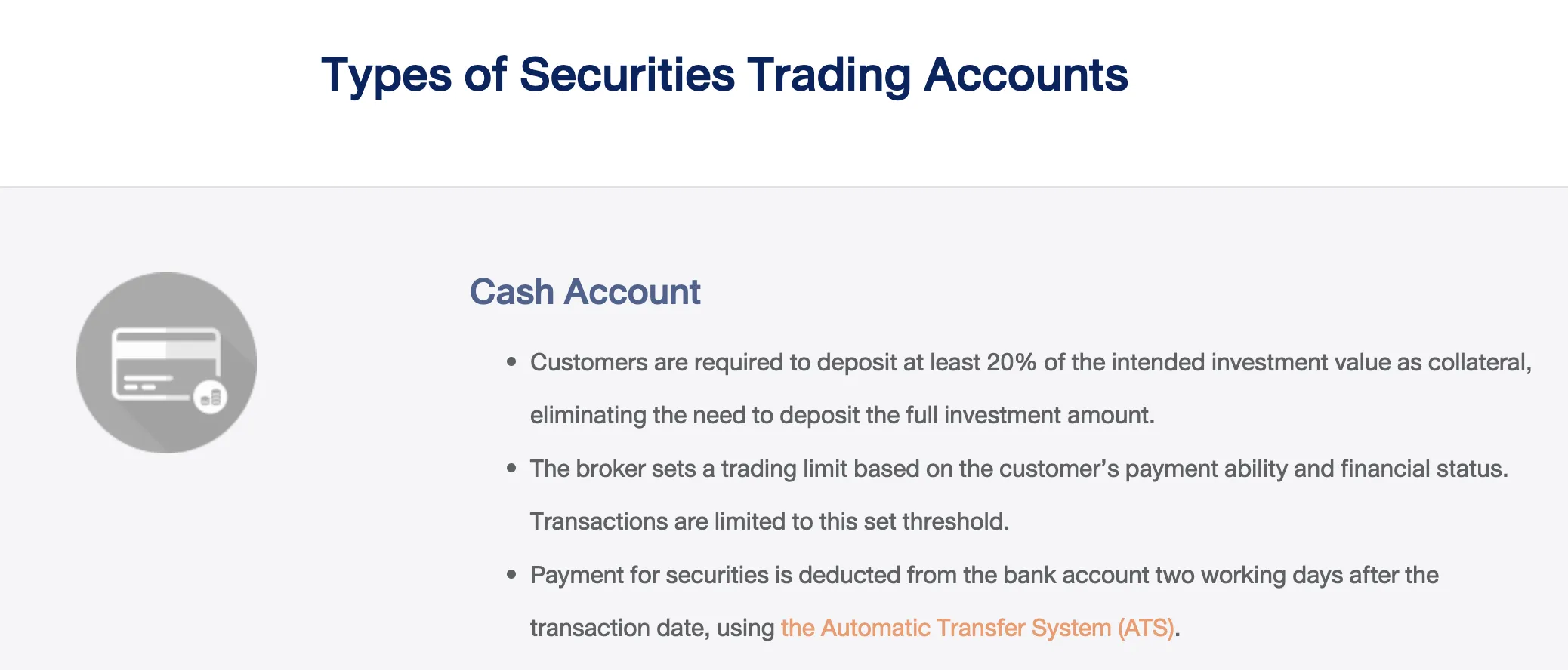 Account Types Account Types