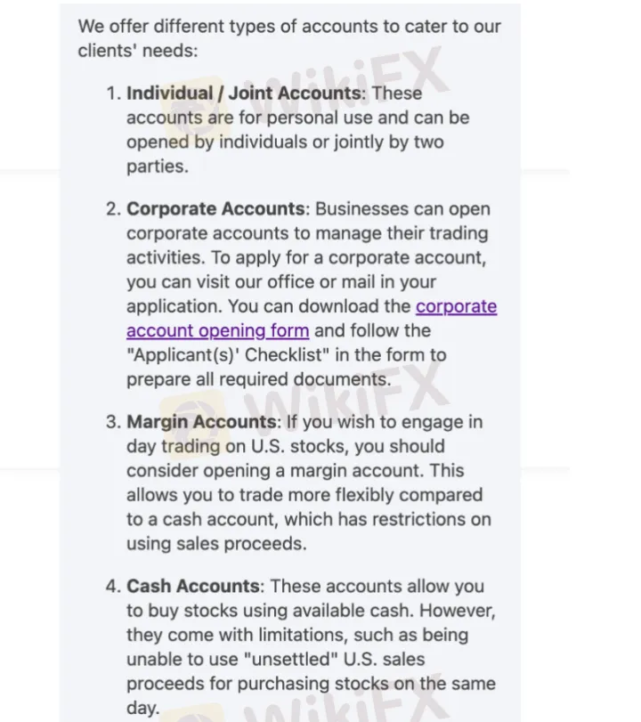 Account Types