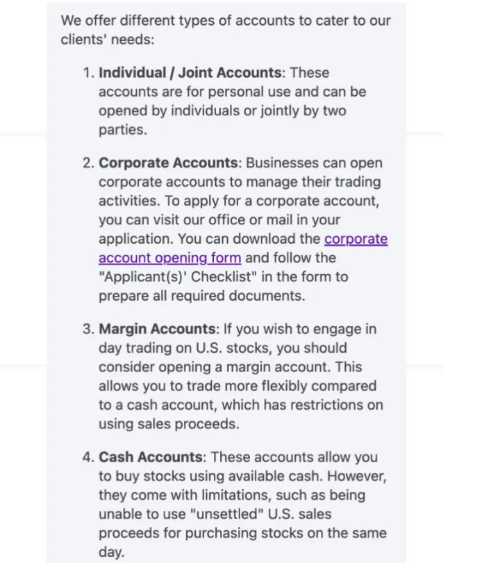 Mga Uri ng Account Mga Uri ng Account