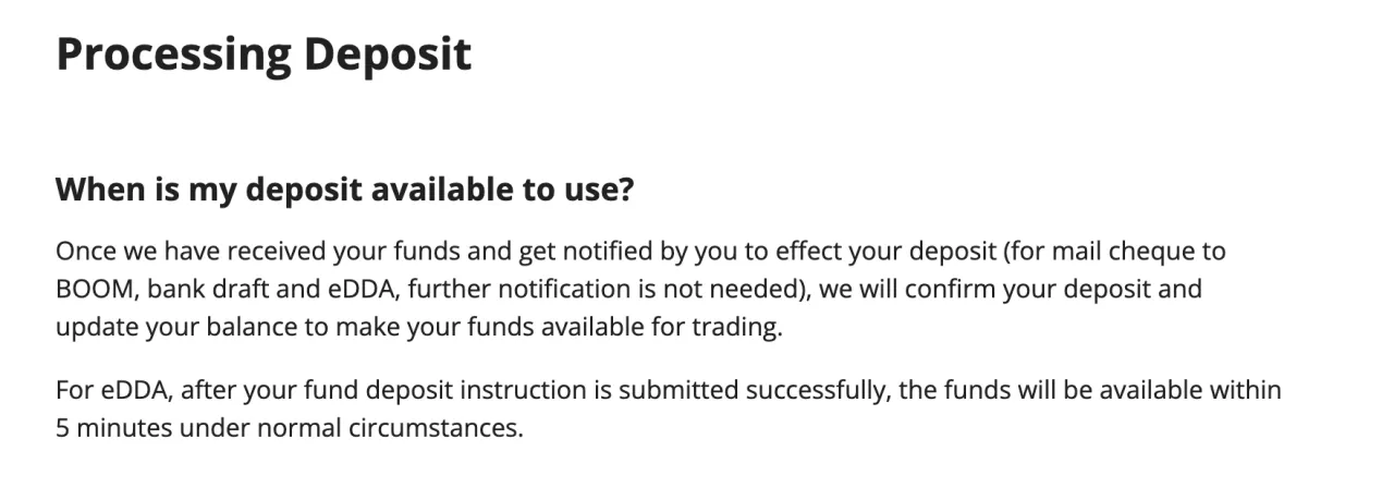 deposit and withdrawal deposit and withdrawal