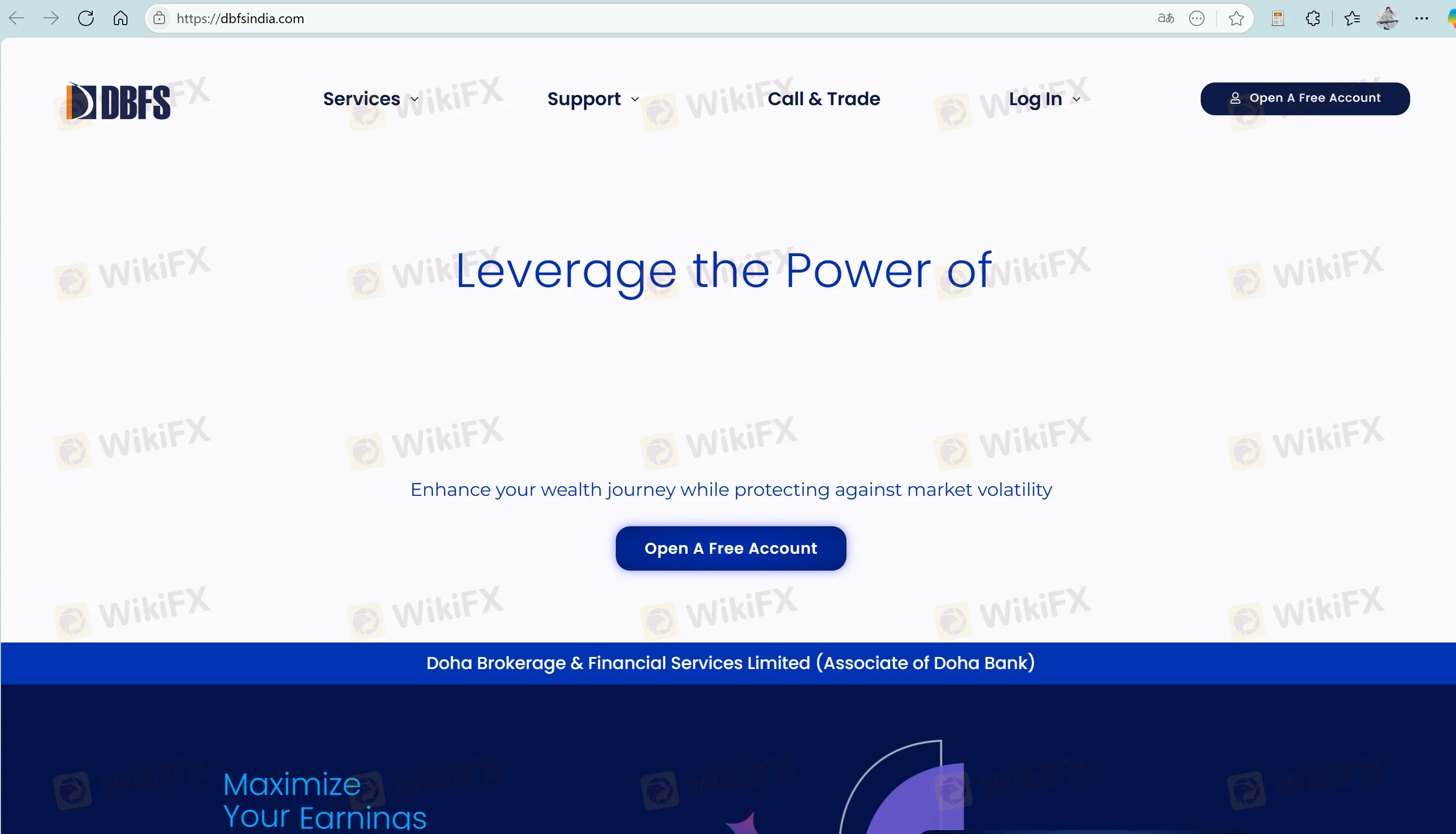DBFS's homepage