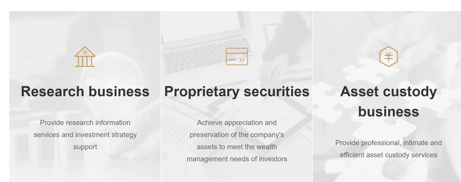 Main business
