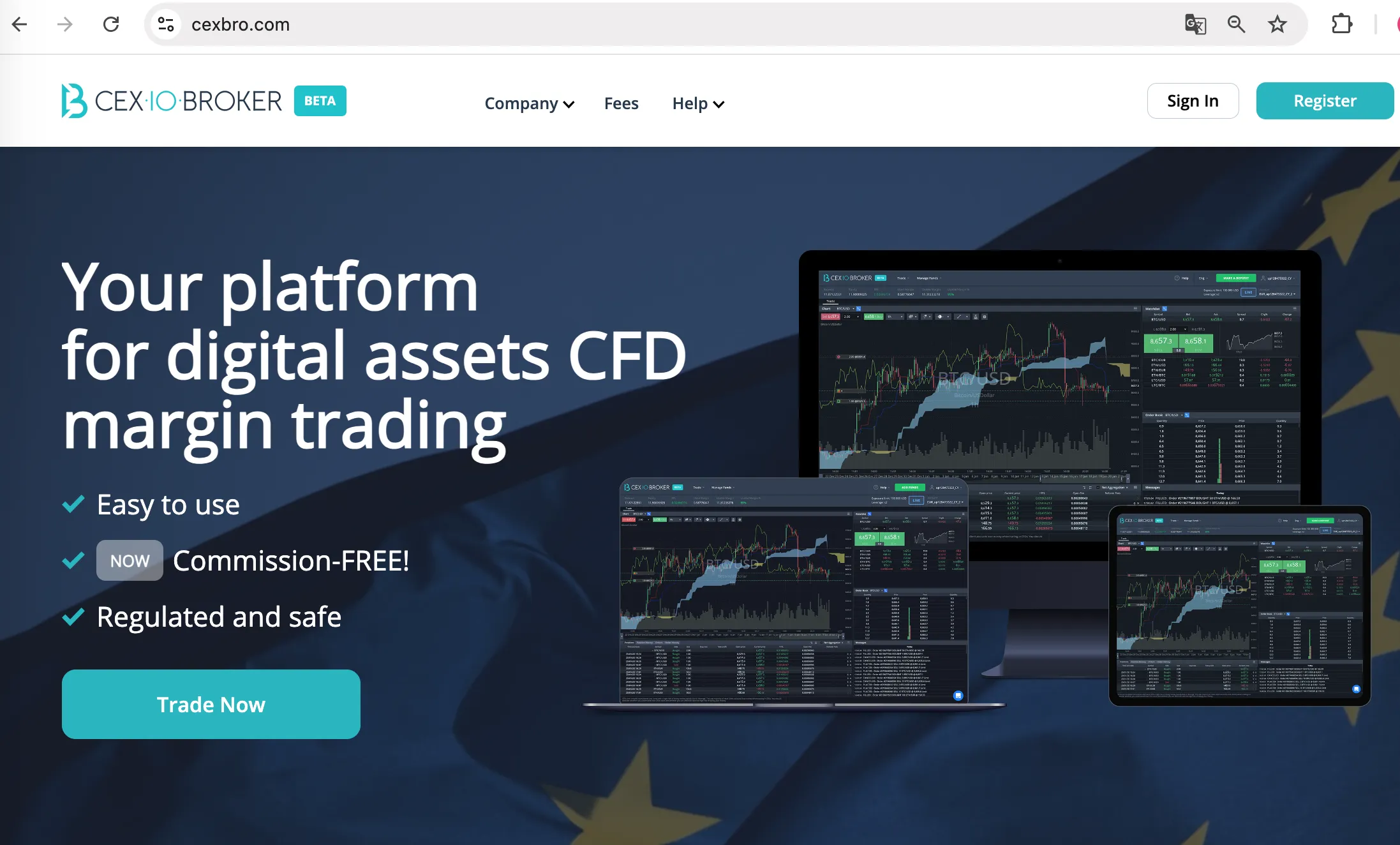 CEX.IO Broker's homepage CEX.IO Broker's homepage