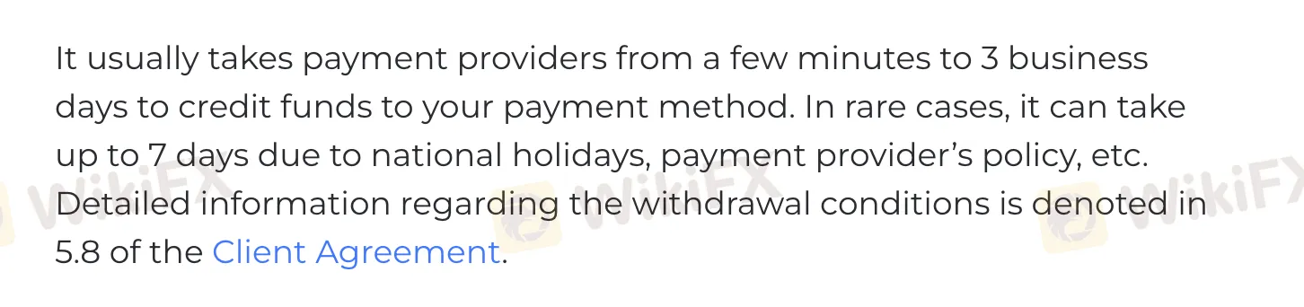Withdrawal